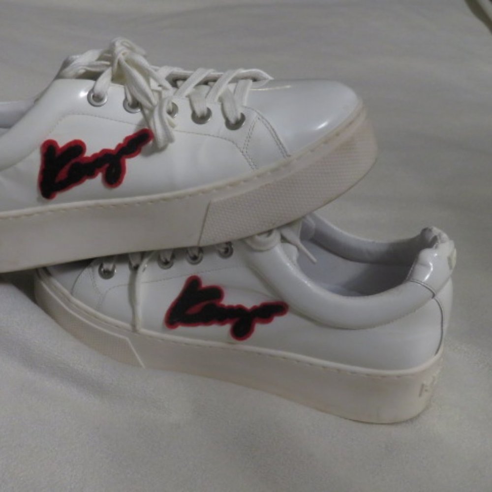 Kenzo white sneakers men's size 41